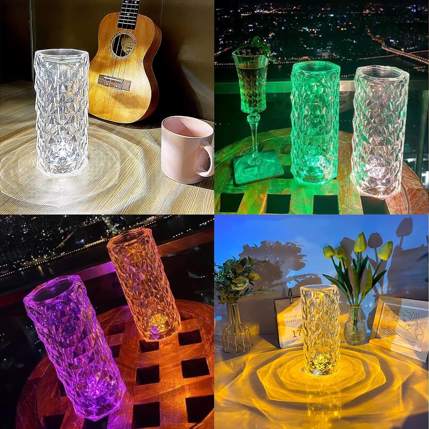 LED Crystal Lamp | XL 16 Colour RGB