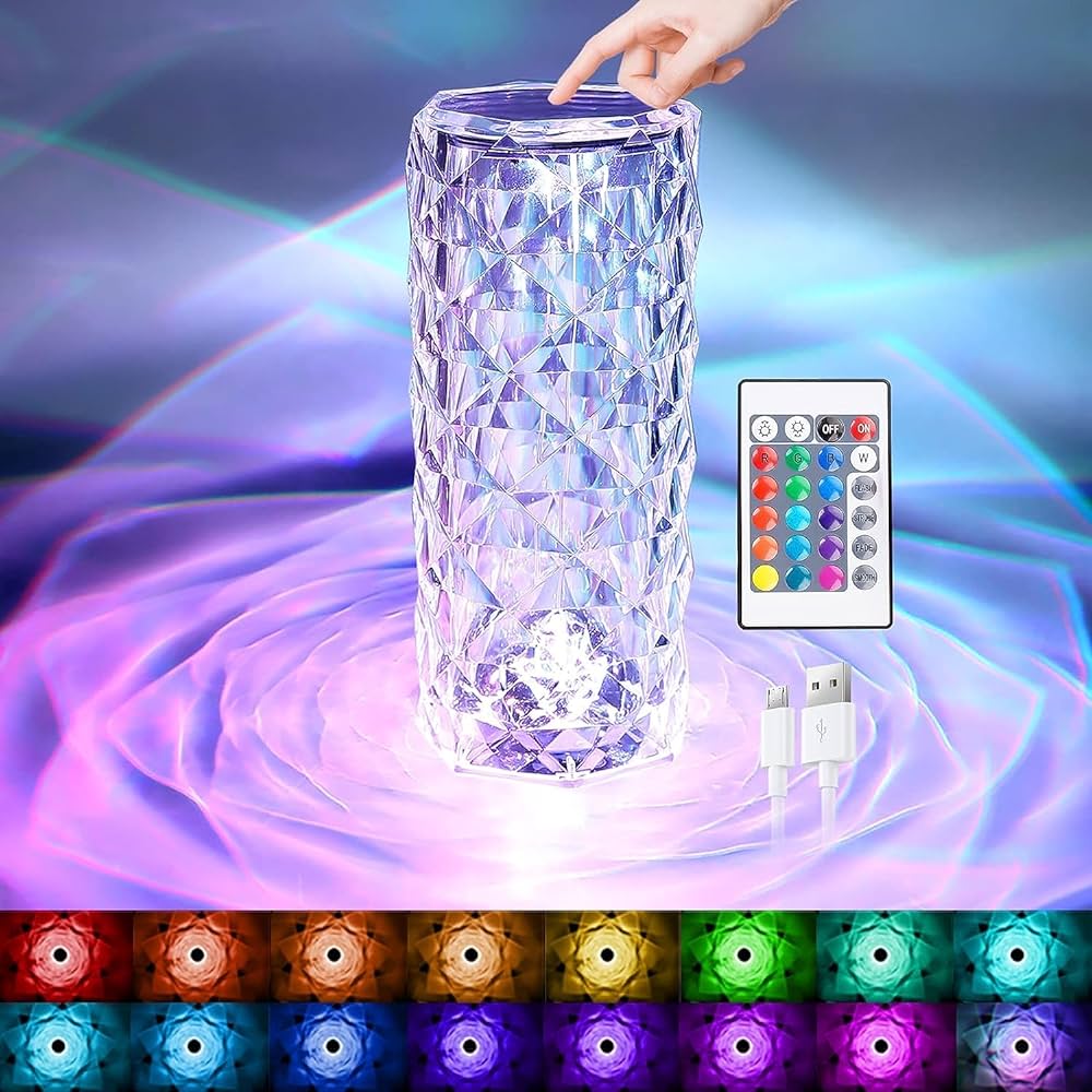 LED Crystal Lamp | XL 16 Colour RGB